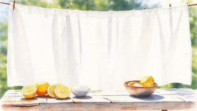 Beyaz çamaşırları doğal yöntemlerle bembeyaz yapmak için ipuçları.