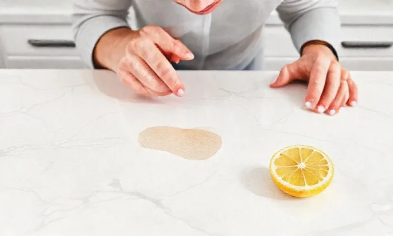 Mermer Tezgah Lekesi Limonla Çıkar Mı? Çözümü